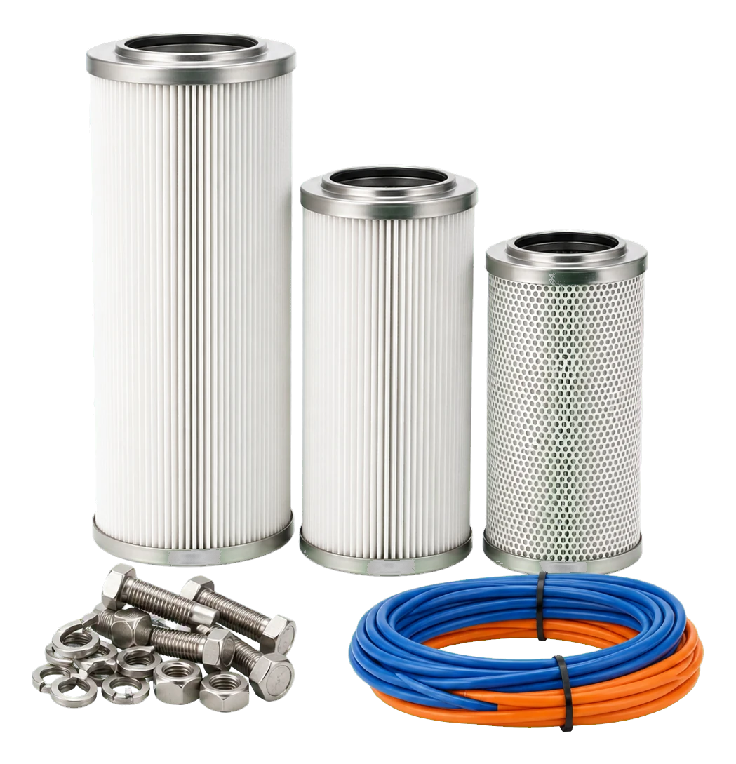 Industrial filter elements