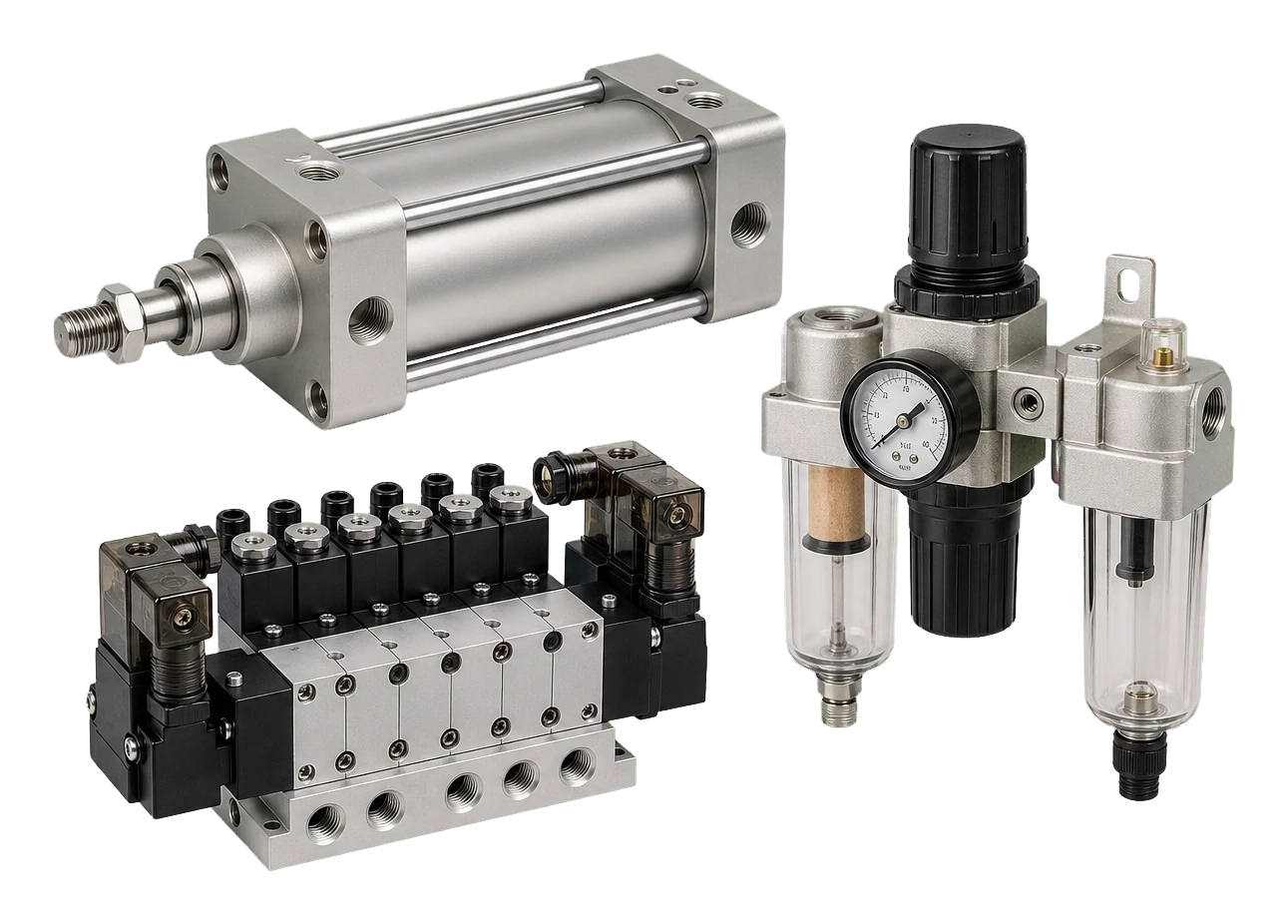 Industrial pneumatic cylinder
